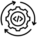 Continuous delivery icon