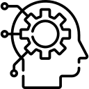 Machine learning algorithms icon