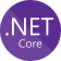 .NET Core development framework logo